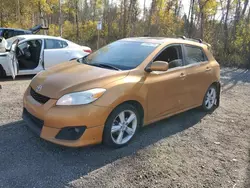 Toyota salvage cars for sale: 2009 Toyota Corolla Matrix S