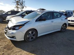 Salvage cars for sale at San Martin, CA auction: 2020 Nissan Leaf SV