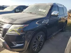 Nissan Vehiculos salvage en venta: 2021 Nissan Armada Platinum