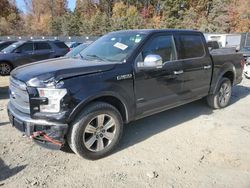 Ford salvage cars for sale: 2016 Ford F150 Supercrew