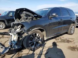 Salvage cars for sale at Woodhaven, MI auction: 2017 Dodge Durango GT