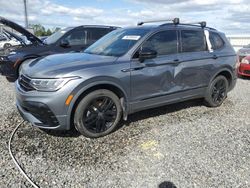 Salvage cars for sale at auction: 2022 Volkswagen Tiguan SE R-LINE Black