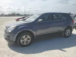 Salvage cars for sale from Copart Arcadia, FL: 2013 Chevrolet Equinox LS