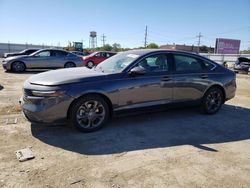 Salvage cars for sale at Chicago Heights, IL auction: 2024 Honda Accord Hybrid EXL