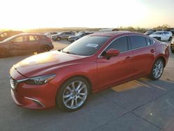 Salvage cars for sale at Grand Prairie, TX auction: 2017 Mazda 6 Touring