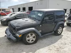 Jeep Wrangler Sport salvage cars for sale: 2020 Jeep Wrangler Sport