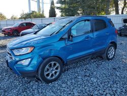 Salvage cars for sale at Windsor, NJ auction: 2019 Ford Ecosport SE