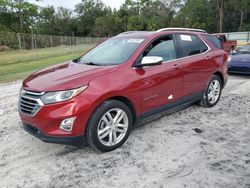 Salvage cars for sale from Copart Fort Pierce, FL: 2020 Chevrolet Equinox Premier