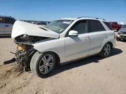 Mercedes-Benz m-Class salvage cars for sale: 2013 Mercedes-Benz ML 350 4matic