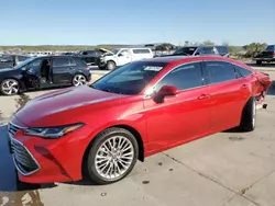 2022 Toyota Avalon Limited en venta en Grand Prairie, TX