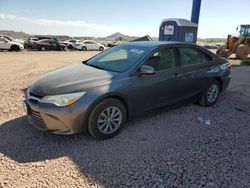 Salvage cars for sale at Phoenix, AZ auction: 2015 Toyota Camry LE