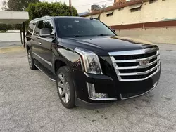 2018 Cadillac Escalade ESV Luxury en venta en Rancho Cucamonga, CA