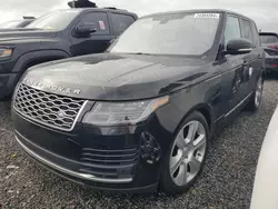 Land Rover Range Rover salvage cars for sale: 2019 Land Rover Range Rover Supercharged