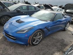 Flood-damaged cars for sale at auction: 2014 Chevrolet Corvette Stingray 3LT