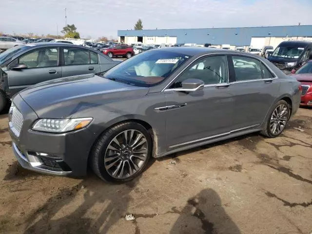 2017 Lincoln Continental Black Label