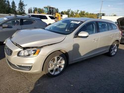 Salvage cars for sale at Portland, OR auction: 2017 Volvo V60 T5 Premier