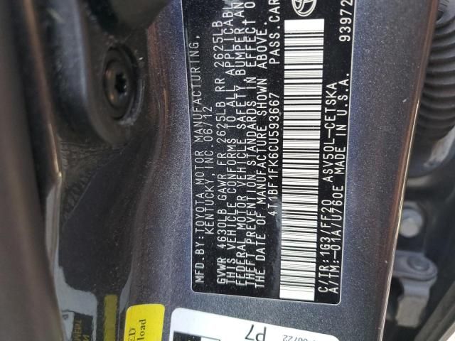 2012 Toyota Camry Base