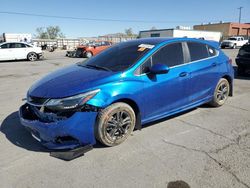 Salvage cars for sale at Anthony, TX auction: 2018 Chevrolet Cruze LT