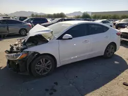 Salvage cars for sale at Las Vegas, NV auction: 2018 Hyundai Elantra SEL