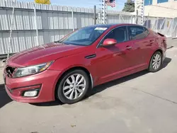 Salvage cars for sale at Littleton, CO auction: 2015 KIA Optima EX