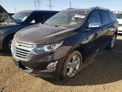 Chevrolet salvage cars for sale: 2020 Chevrolet Equinox Premier