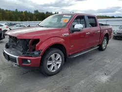 Salvage cars for sale at Windham, ME auction: 2016 Ford F150 Supercrew