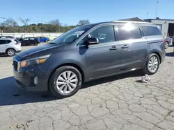 Salvage cars for sale at Lebanon, TN auction: 2015 KIA Sedona EX