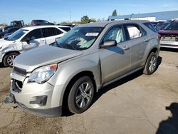 Salvage cars for sale at Woodhaven, MI auction: 2015 Chevrolet Equinox LS