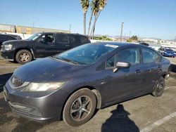 Salvage cars for sale at Van Nuys, CA auction: 2015 Honda Civic SE