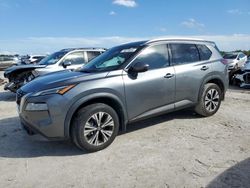 Salvage cars for sale at West Palm Beach, FL auction: 2021 Nissan Rogue SV