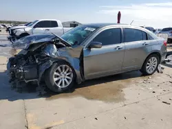 Salvage cars for sale at Grand Prairie, TX auction: 2012 Chrysler 200 Touring