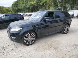 Salvage cars for sale at North Billerica, MA auction: 2016 Land Rover Range Rover Sport SC