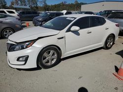 KIA salvage cars for sale: 2015 KIA Optima LX