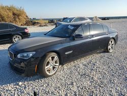 Salvage cars for sale at Taylor, TX auction: 2014 BMW 750 LI