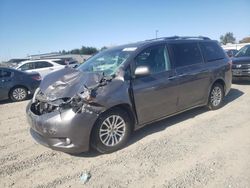 Toyota salvage cars for sale: 2017 Toyota Sienna XLE