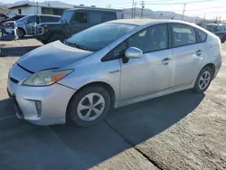 Salvage cars for sale at Sun Valley, CA auction: 2014 Toyota Prius