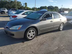 Flood-damaged cars for sale at auction: 2006 Honda Accord EX