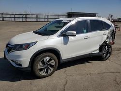 Salvage cars for sale at Fresno, CA auction: 2015 Honda CR-V Touring