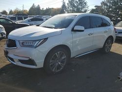 Salvage cars for sale at auction: 2018 Acura MDX Technology