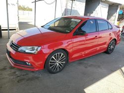 Volkswagen salvage cars for sale: 2016 Volkswagen Jetta Sport