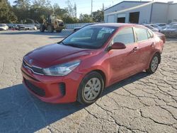 Salvage cars for sale at Savannah, GA auction: 2018 KIA Rio LX