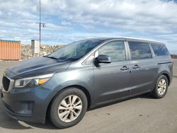 Salvage cars for sale at auction: 2016 KIA Sedona LX