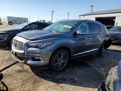 Salvage cars for sale at Chicago Heights, IL auction: 2017 Infiniti QX60