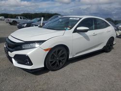 Salvage cars for sale at Assonet, MA auction: 2017 Honda Civic Sport Touring