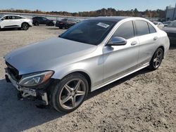 Salvage cars for sale at Fredericksburg, VA auction: 2016 Mercedes-Benz C 300 4matic