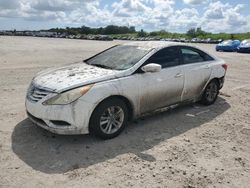 Salvage cars for sale at West Palm Beach, FL auction: 2011 Hyundai Sonata GLS