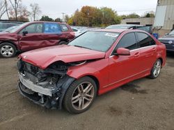 Mercedes-Benz salvage cars for sale: 2013 Mercedes-Benz C 300 4matic