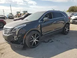 Salvage cars for sale at Oklahoma City, OK auction: 2017 Cadillac XT5 Premium Luxury