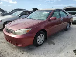 Toyota Camry salvage cars for sale: 2002 Toyota Camry LE