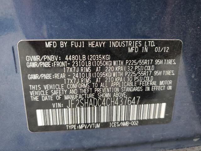 2012 Subaru Forester 2.5X Premium